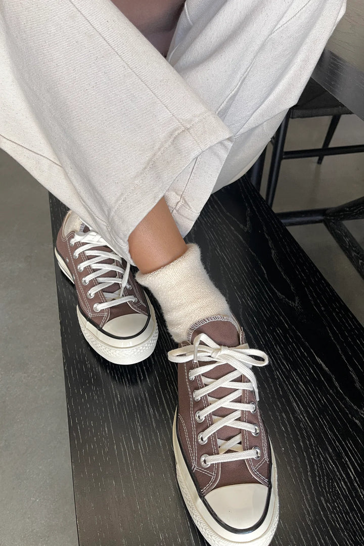 Clouds Socks, Ecru