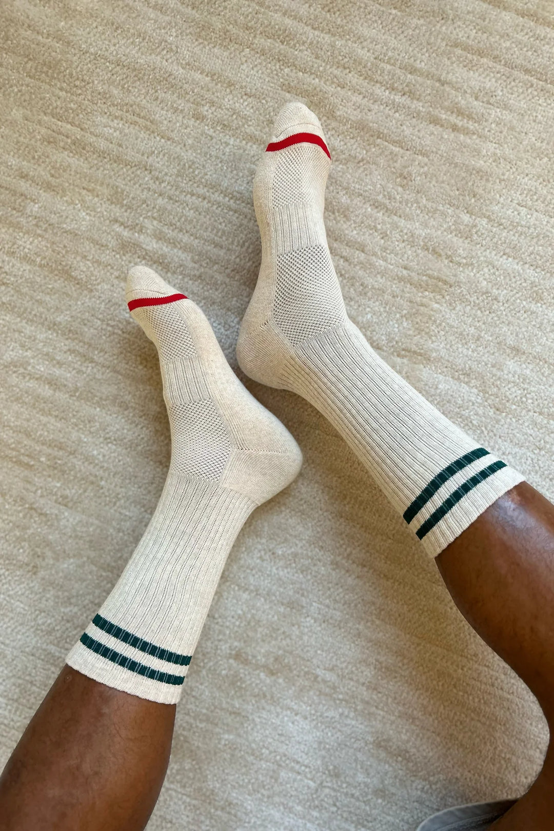 Men’s Boyfriend Socks, Oatmeal