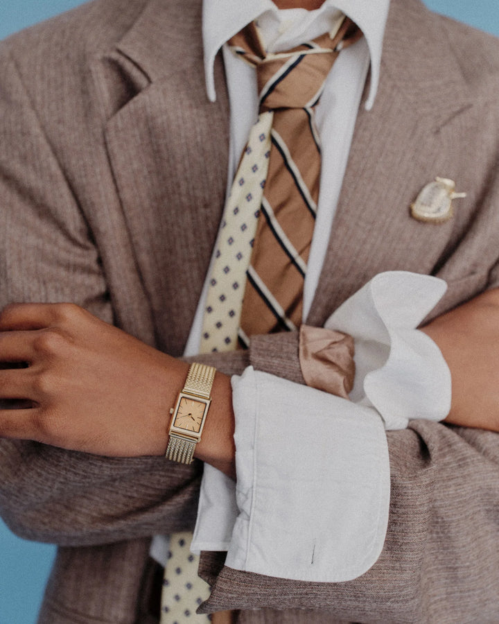 Breda - Virgil Watch Small, Gold/Ochre