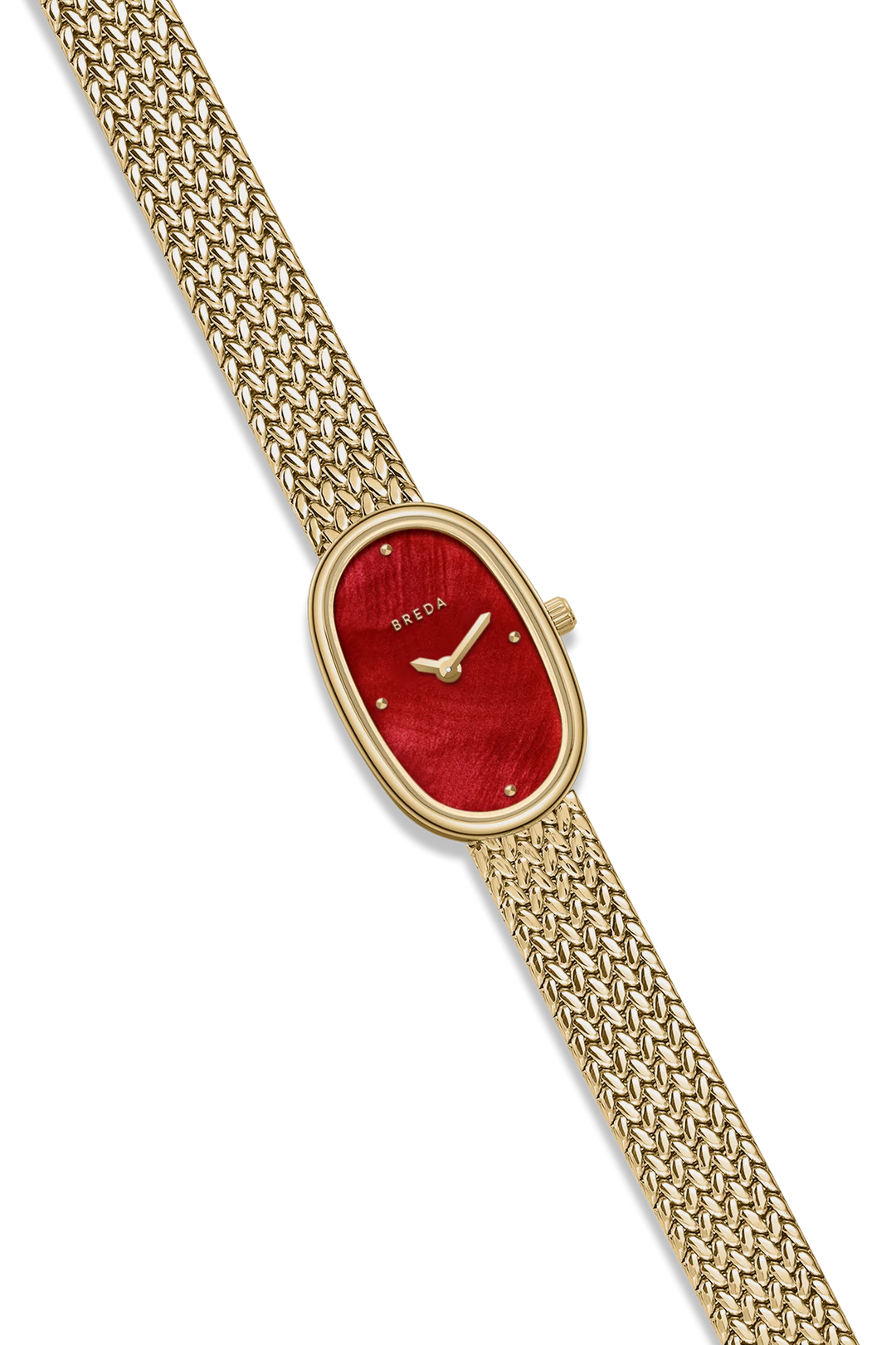 Breda - Jane Mini Tethered Watch, Gold/Red