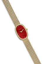 Load image into Gallery viewer, Breda - Jane Mini Tethered Watch, Gold/Red