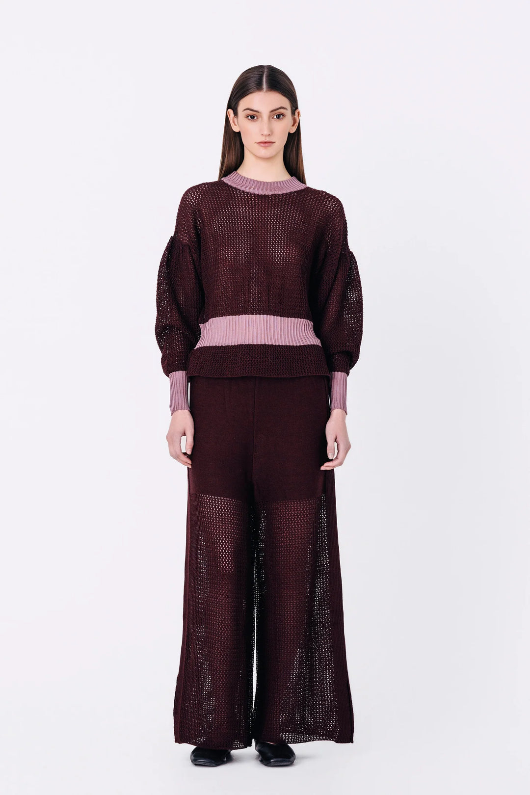 Magnea - DARIA TOP / BURGUNDY