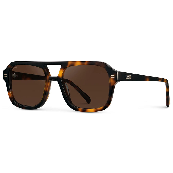 WMP Sydney Sunglasses, Brown Tortoise