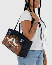 Load image into Gallery viewer, BAGGU Medium Nylon Bowler Bag, Western Appliqué