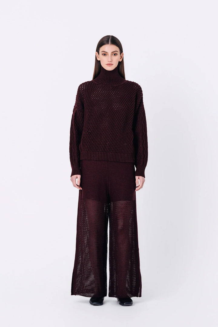 Magnea - NINA SWEATER / MOCHA