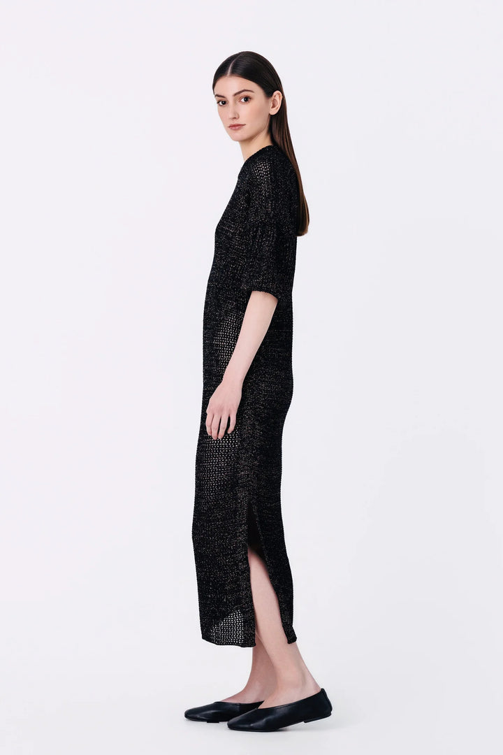 Magnea - DAISY DRESS / BRONZED BLACK