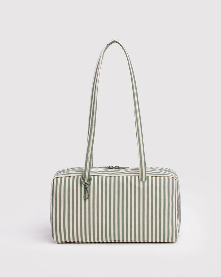 BAGGU Bowler Bag, Sage Stripe