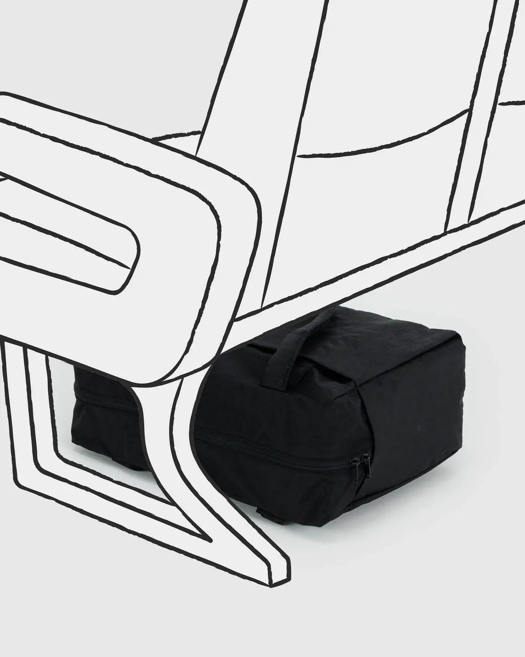 BAGGU Small Cloud Carry On, Black