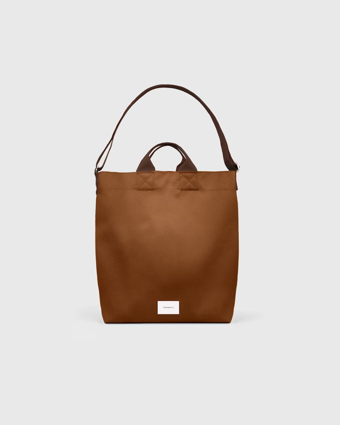 Sandqvist Ground Shopper Bag, Sepia Brown