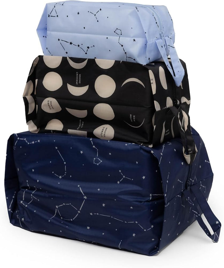 BAGGU 3D Zip Set, Constellation Midnight