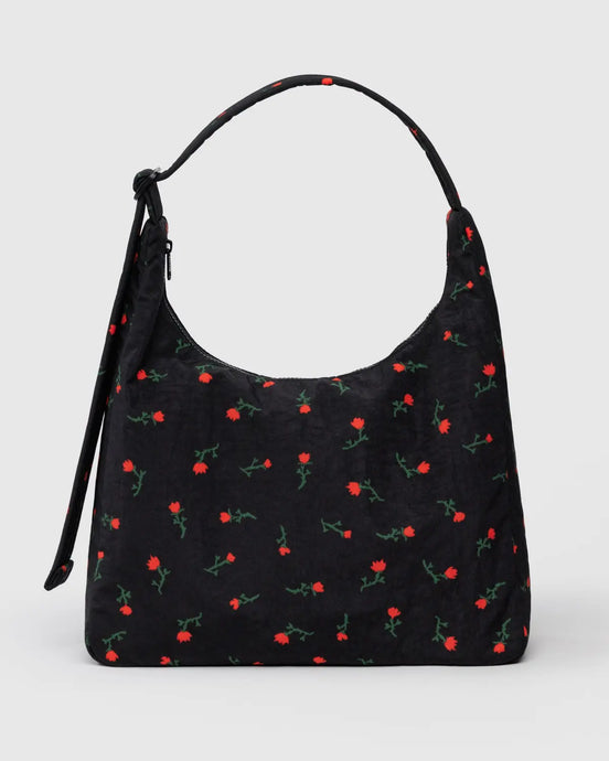 BAGGU Nylon Shoulder Bag, Painted Wildflower