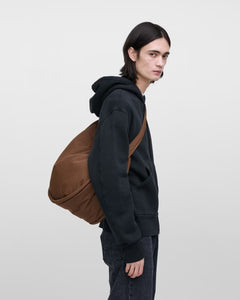 Sandqvist CURVE Large Half Moon Bag, Dark Taupe