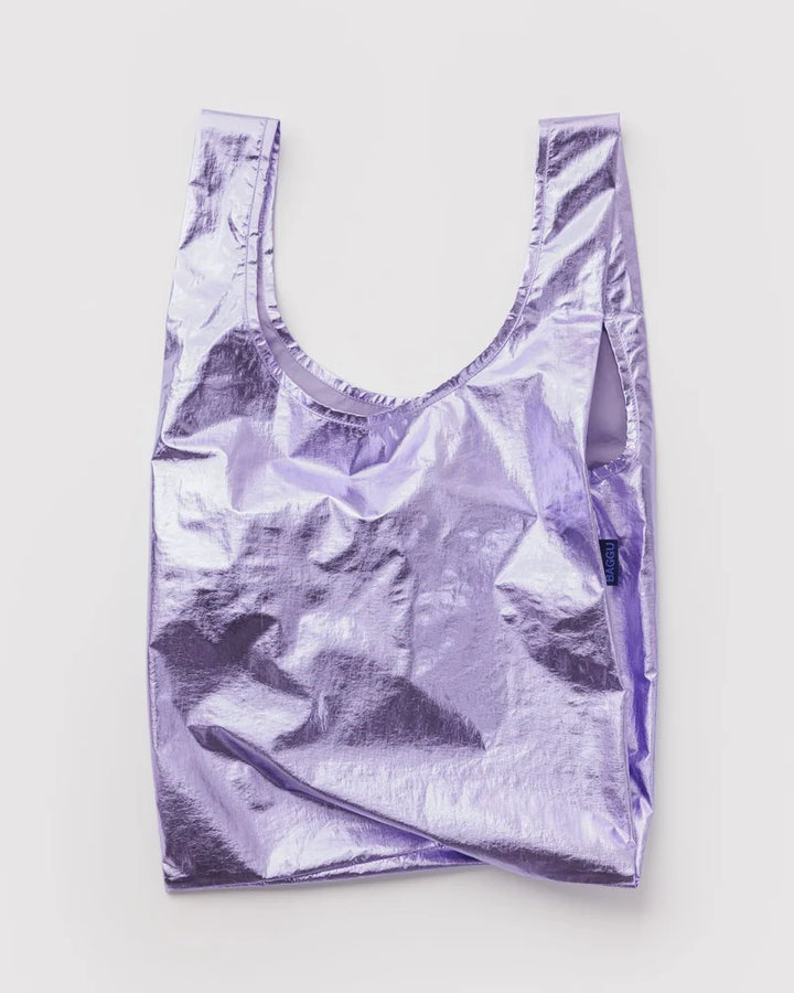 BAGGU Reusable Bag, Lavender Metallic