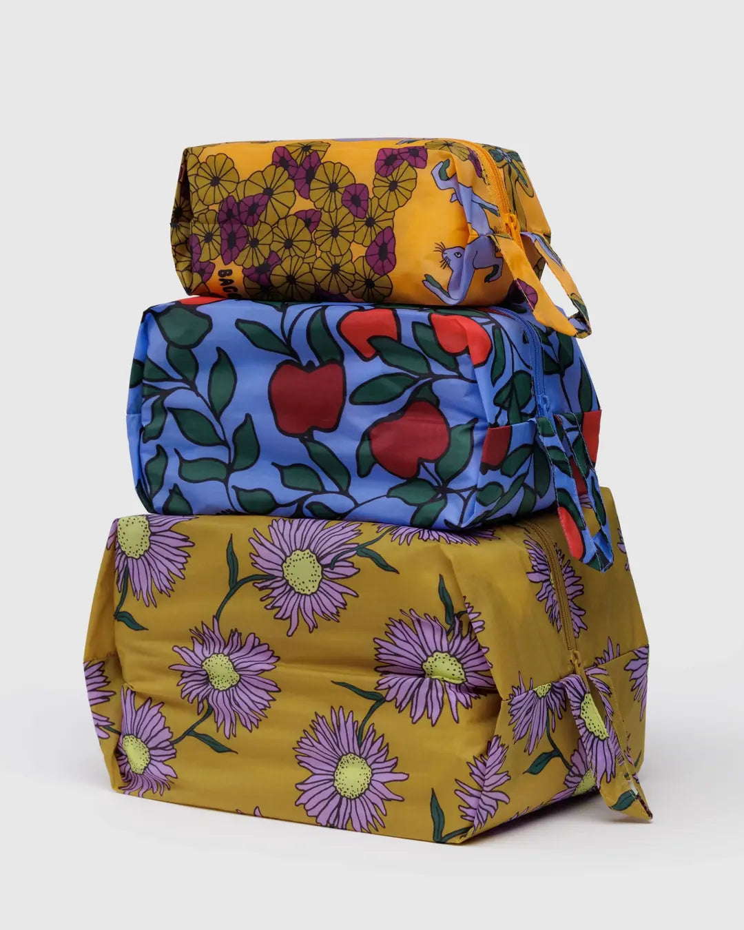 BAGGU 3d Zip Set, Night Orchard