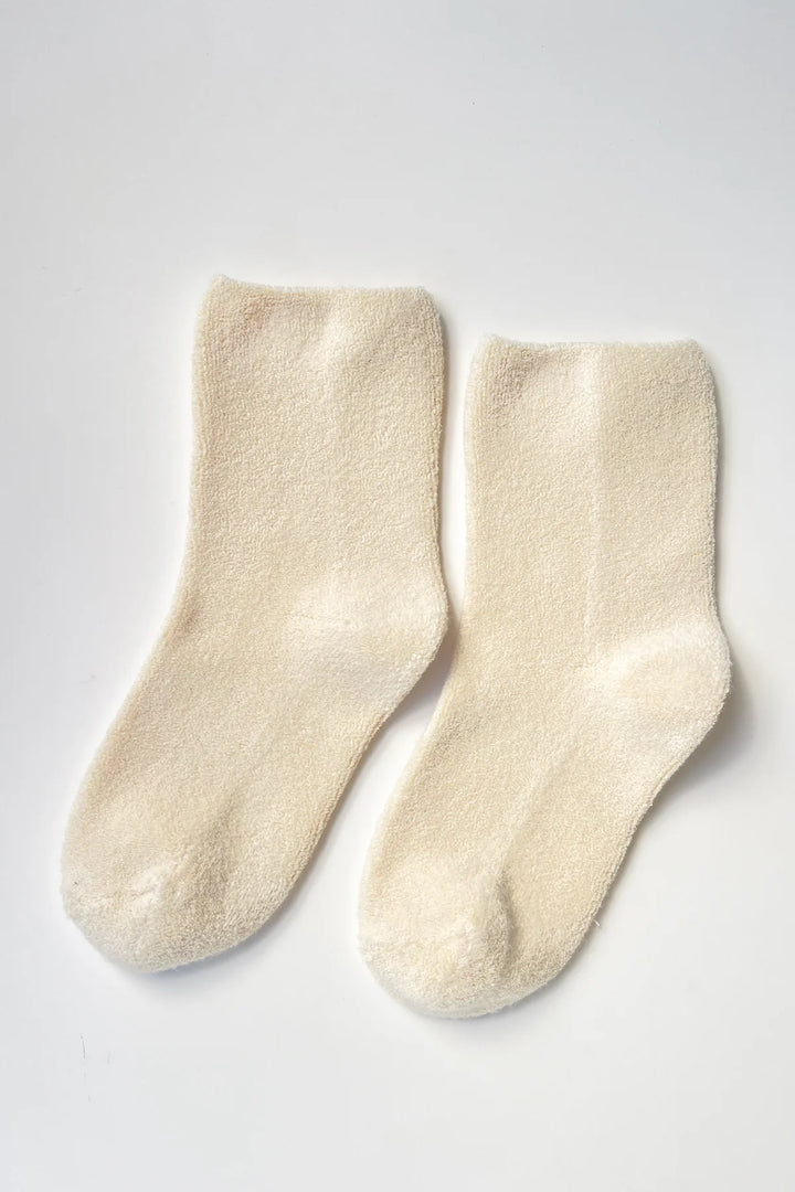 Clouds Socks, Ecru