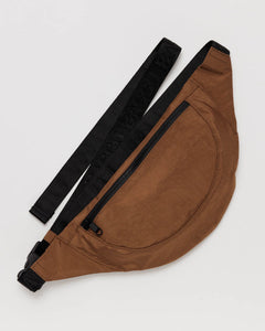 BAGGU Crescent Bum Bag, Brown