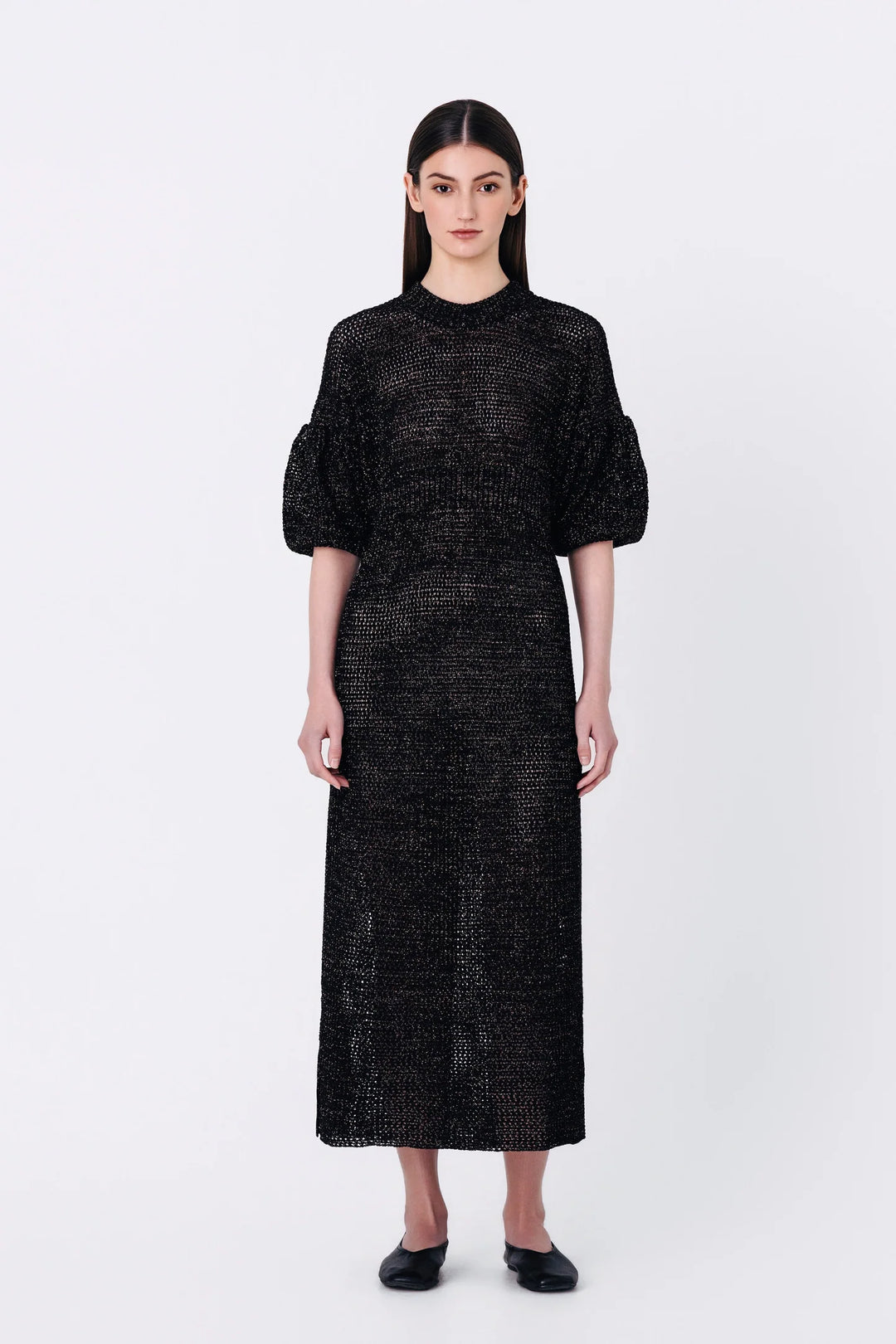 Magnea - DAISY DRESS / BRONZED BLACK