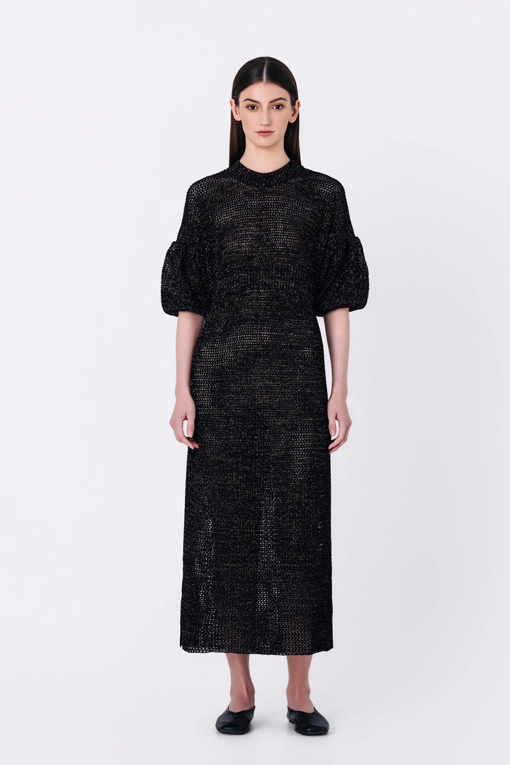 Magnea - DAISY DRESS / BRONZED BLACK