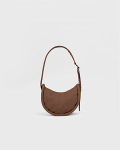 Sandqvist CURVE Half Moon Bag Mini, Taupe
