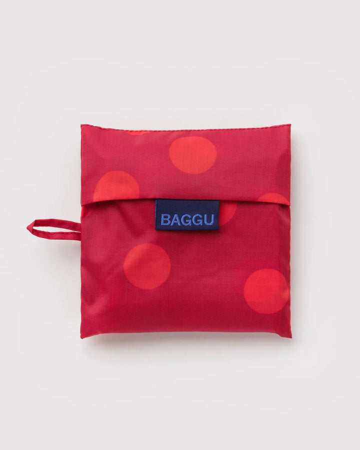 BAGGU Reusable Bag, Red Polka Dot