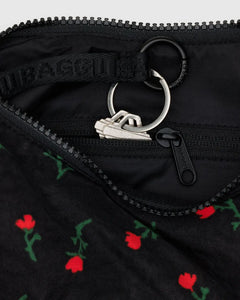 BAGGU Small Crescent Bag, Painted Wildflower
