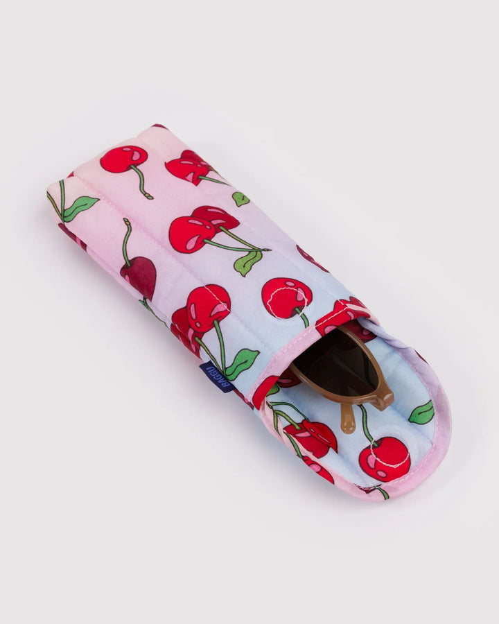 BAGGU Puffy Glasses Case, Cherries