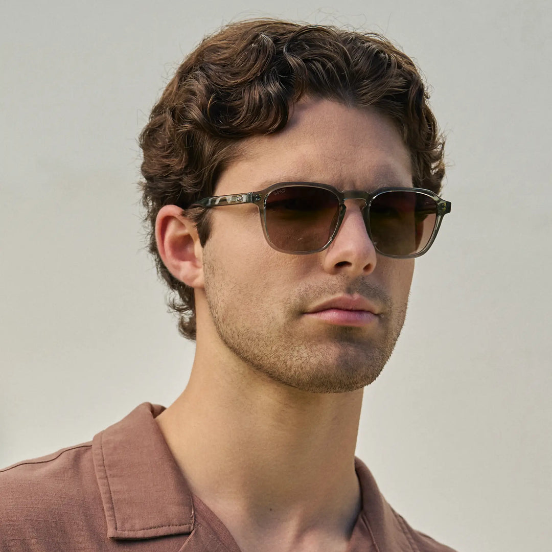 WMP Francis Sunglasses, Sage Green