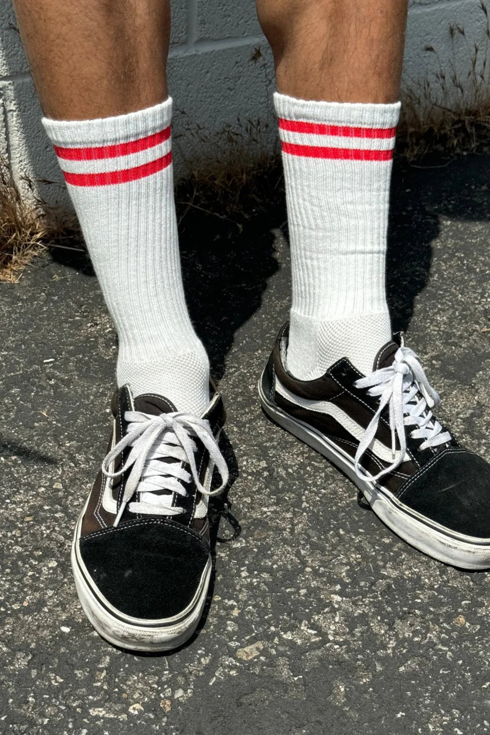 Men’s Boyfriend Socks, Clean White