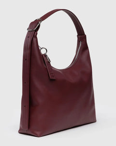 BAGGU Recycled Leather Bag, Mahogany