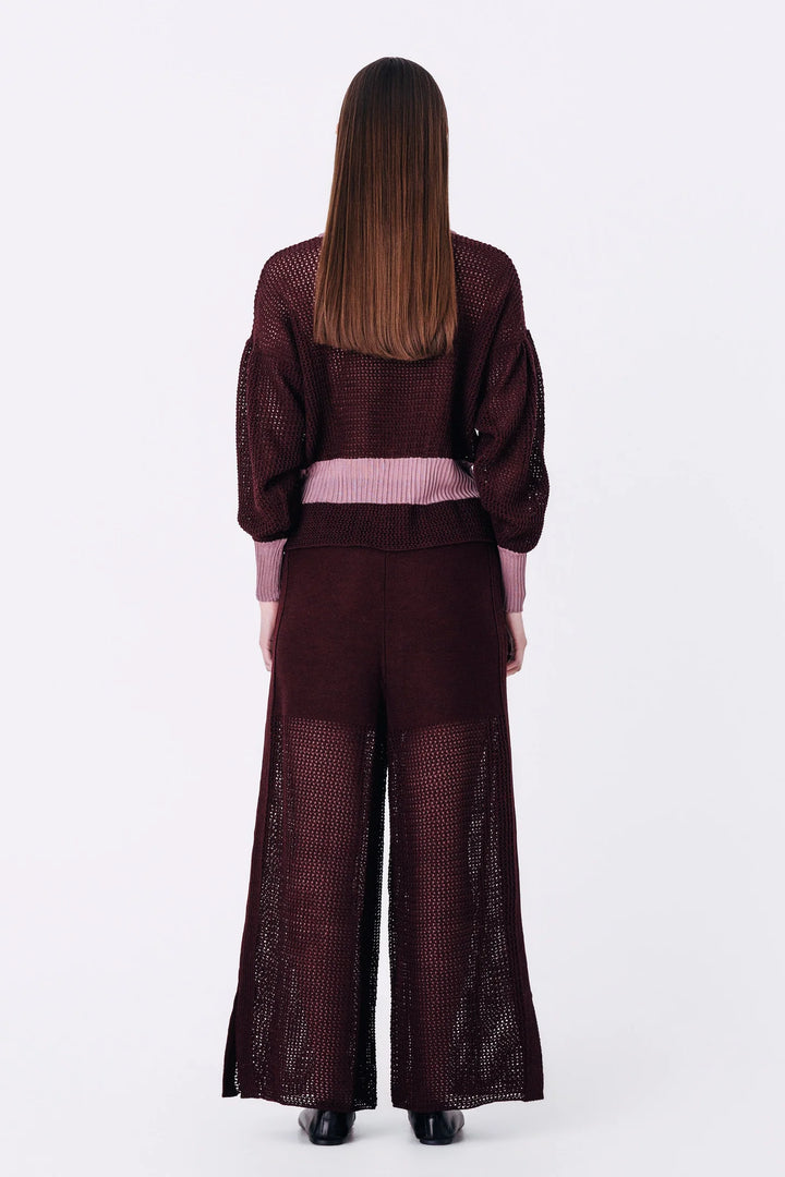 Magnea - DARIA TOP / BURGUNDY