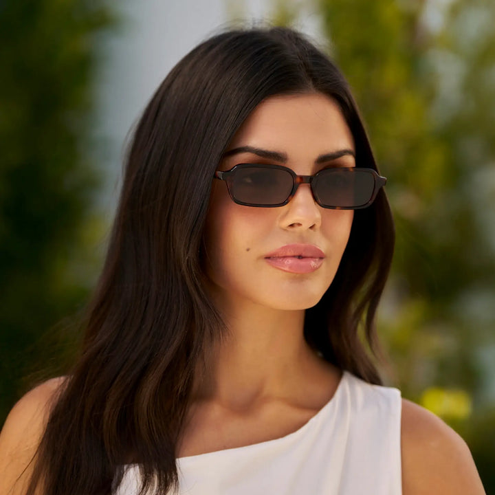 WMP Ayla Sunglasses, Brown Tortoise