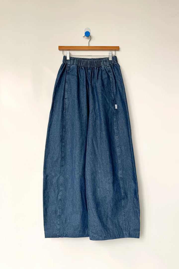 Parachute Pants, Denim Blue