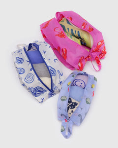 BAGGU 3D Zip Set, Sea Creatures