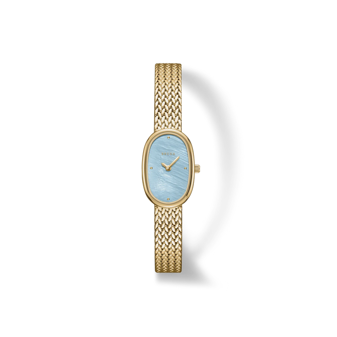 Breda - Jane Watch, Gold/Sky Small