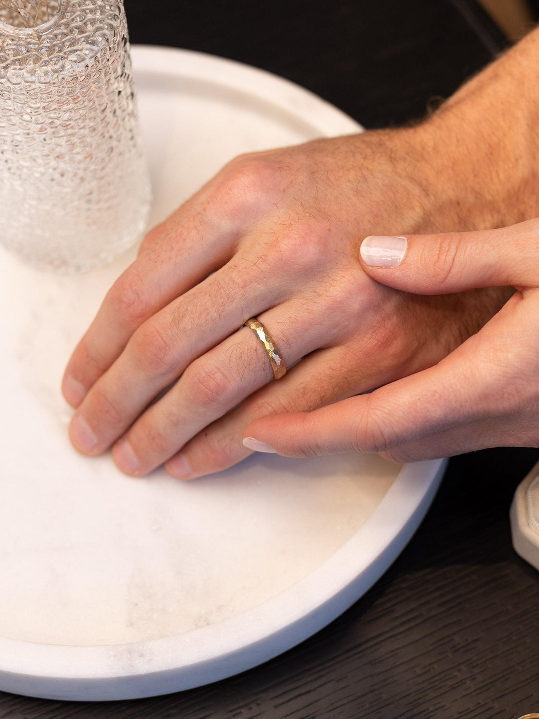Pebble Wedding Bands