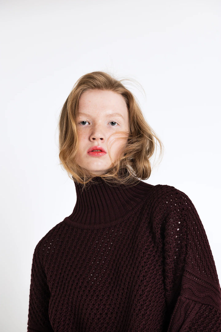 Magnea - NINA SWEATER / MOCHA