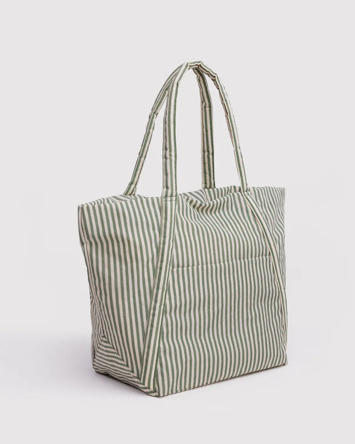 Cloud Bag, Sage Stripe