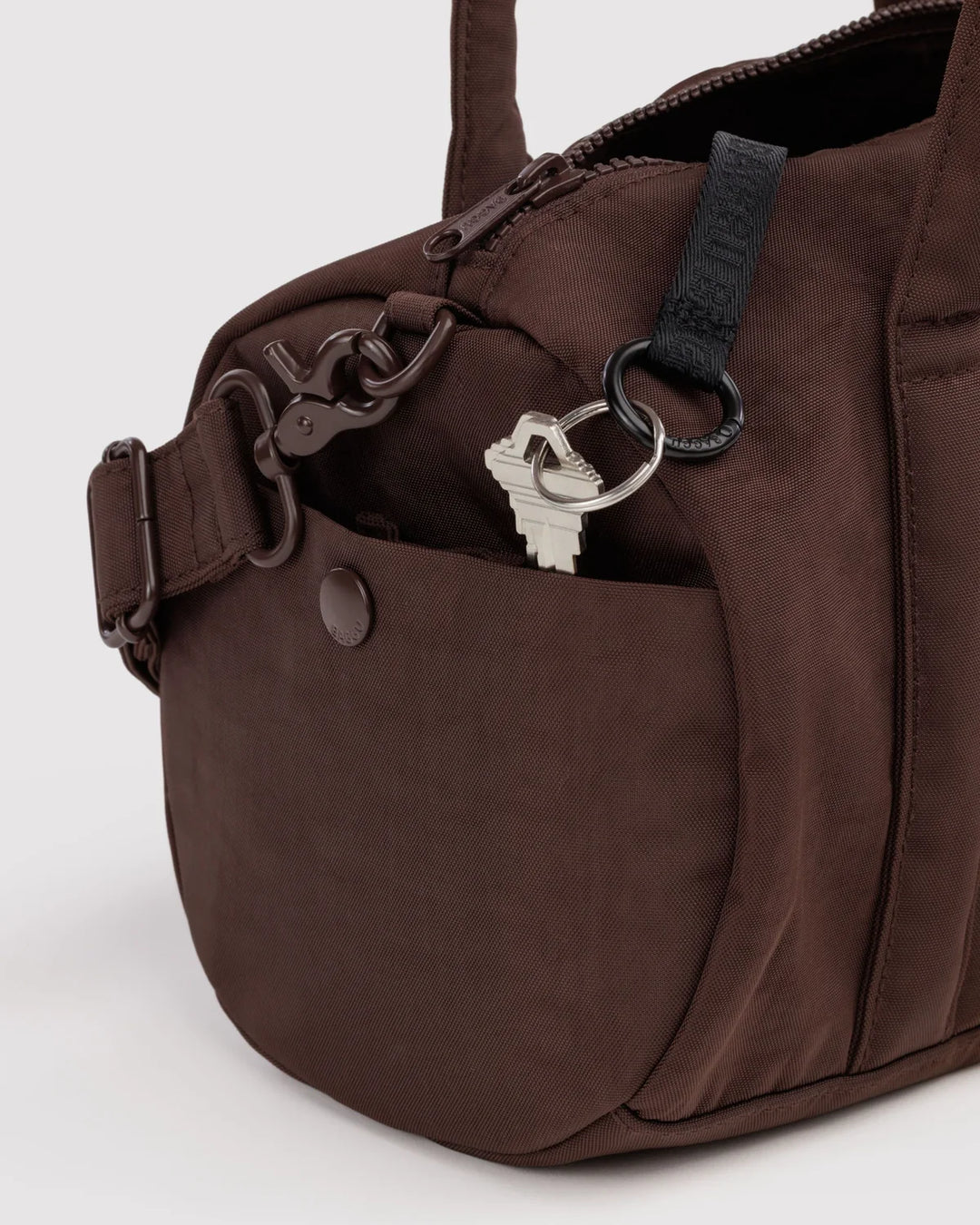 BAGGU Nylon Duffle Bag, Coffee