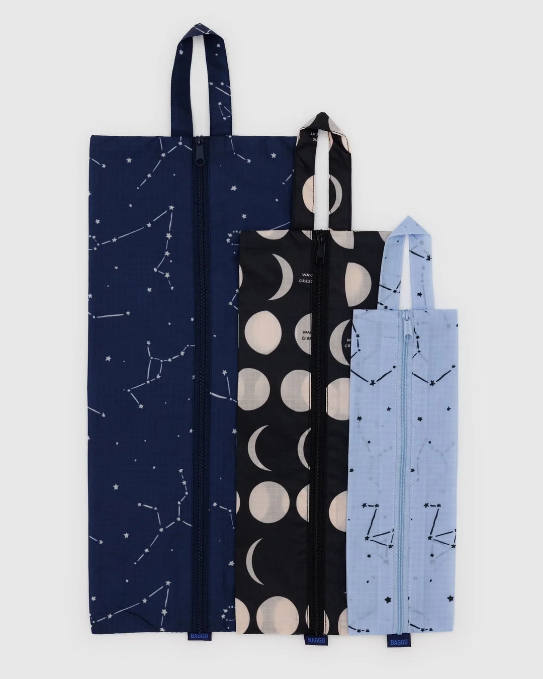 BAGGU 3D Zip Set, Constellation Midnight