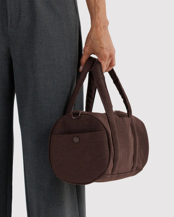 BAGGU Nylon Duffle Bag, Coffee