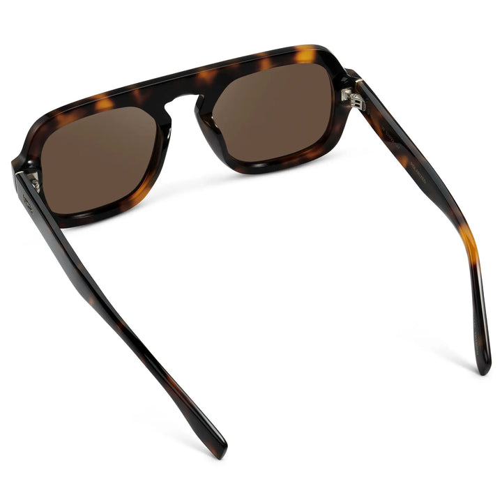 WMP Naomi Sunglasses, Brown Tortoise