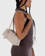 Load image into Gallery viewer, BAGGU Small Recycled Leather Bowler Bag, Stone
