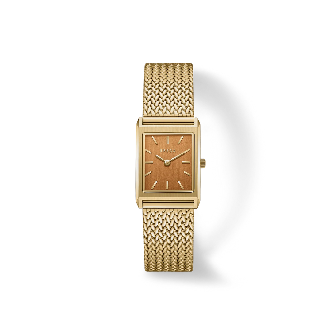 Breda - Virgil Watch Small, Gold/Ochre