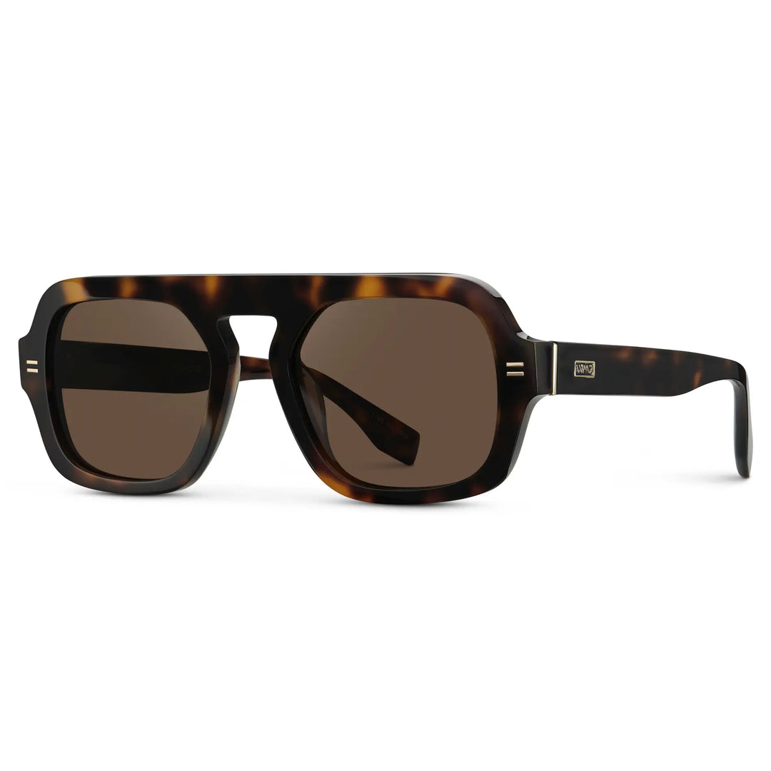 WMP Naomi Sunglasses, Brown Tortoise