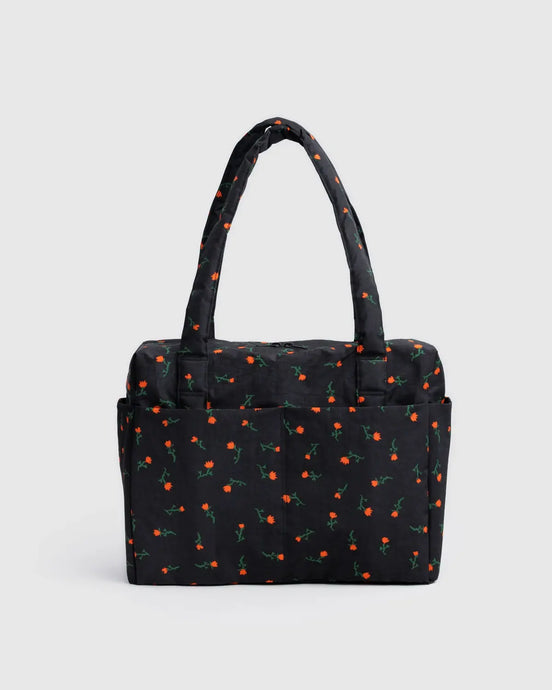 BAGGU Small Cloud Carry On, Painted Wildflowers