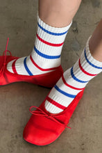 Hlaða mynd inn í gallerískoðara, Le Bon Shoppe Striped Boyfriend Socks