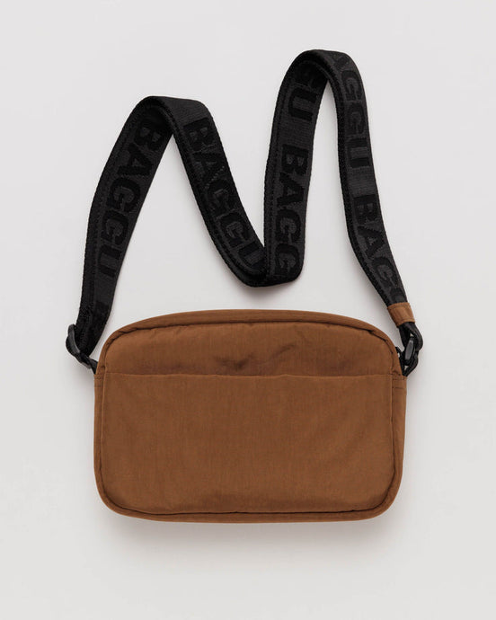 BAGGu Brown Crossbody Taska