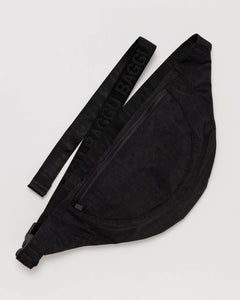 BAGGU Crescent Bum Bag, Black
