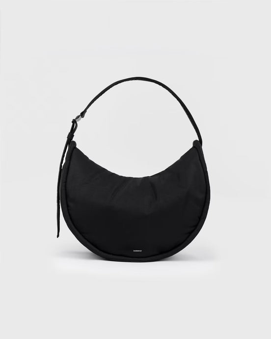 Sandqvist CURVE Large Half Moon Bag, Black