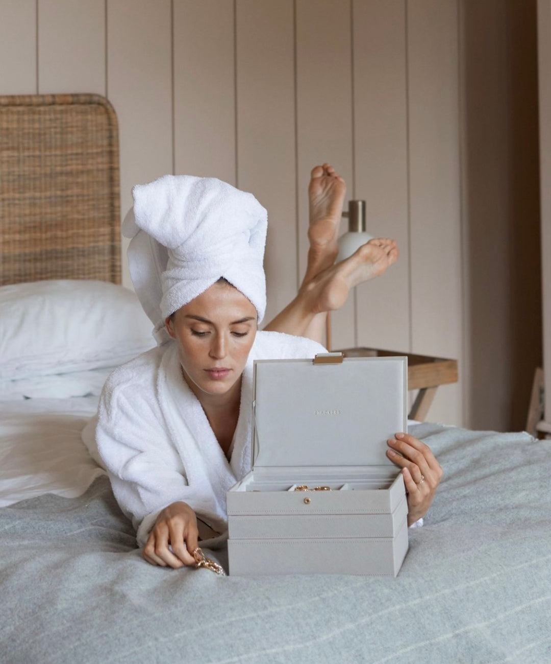 Stackers Taupe Classic Jewellery Box